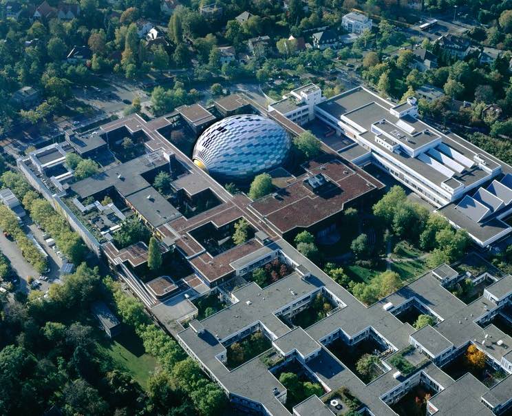 Norman Foster, Bibliothèque de philologie, Berlin Freie Universität © Reinhard Gorner.