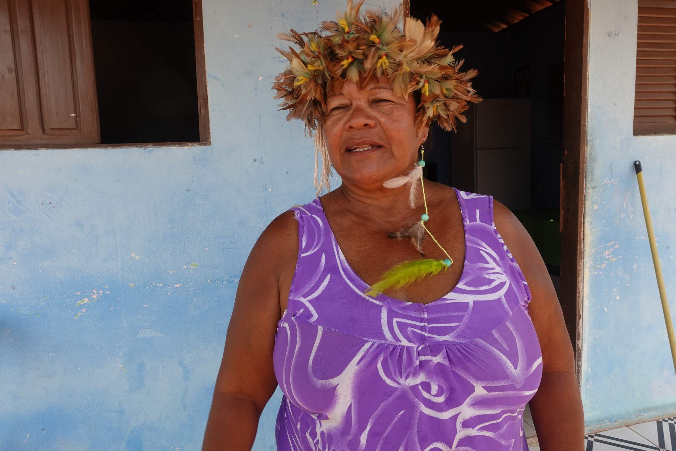 Cette femme en lutte porte le destin d’une communauté indienne potiguar du Nordeste. ph. G. W.